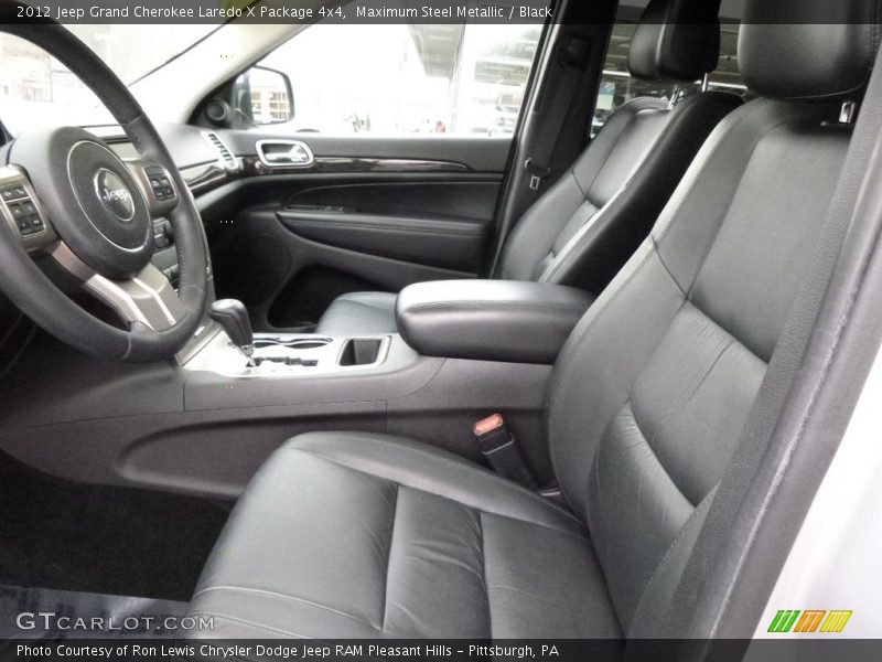 Maximum Steel Metallic / Black 2012 Jeep Grand Cherokee Laredo X Package 4x4