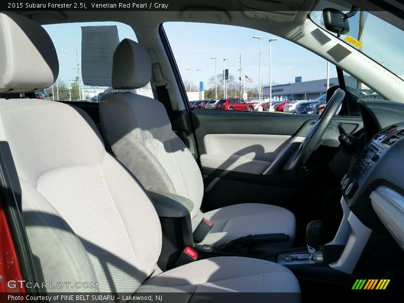 Venetian Red Pearl / Gray 2015 Subaru Forester 2.5i