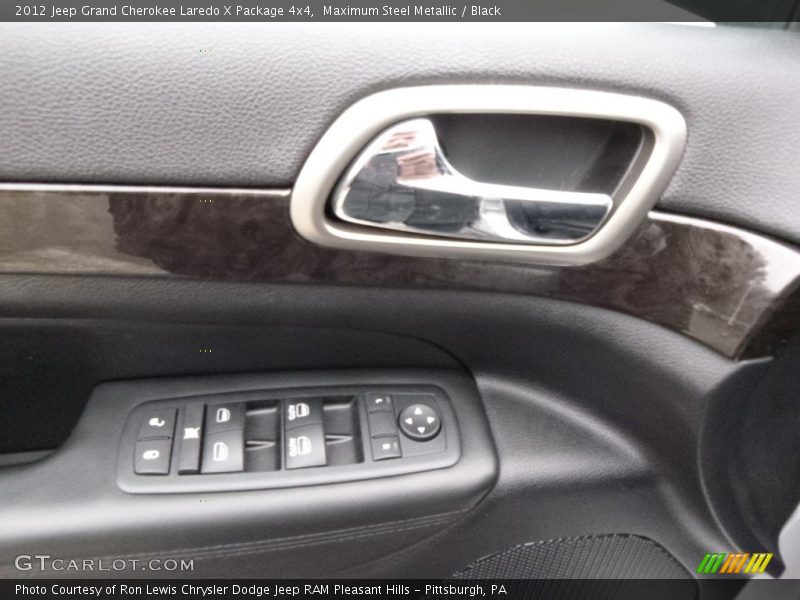 Maximum Steel Metallic / Black 2012 Jeep Grand Cherokee Laredo X Package 4x4