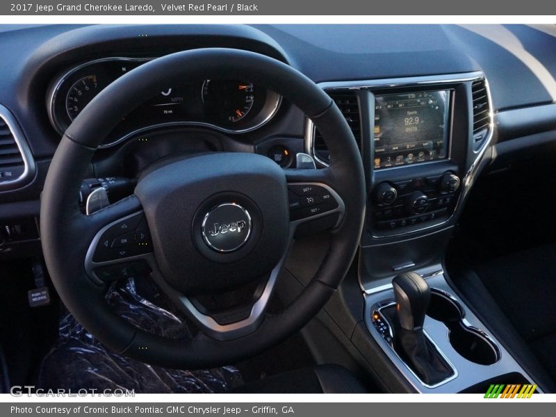 Velvet Red Pearl / Black 2017 Jeep Grand Cherokee Laredo
