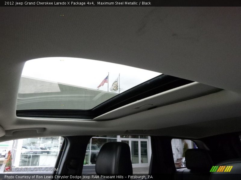 Maximum Steel Metallic / Black 2012 Jeep Grand Cherokee Laredo X Package 4x4