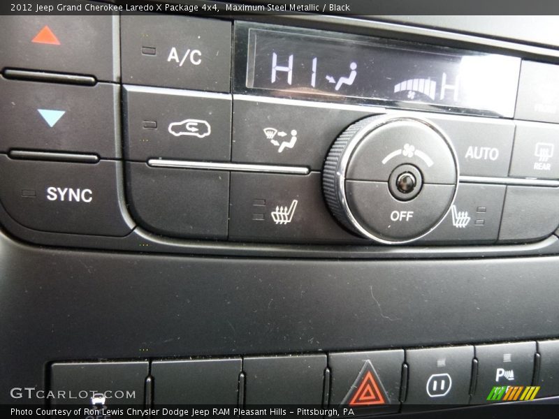 Maximum Steel Metallic / Black 2012 Jeep Grand Cherokee Laredo X Package 4x4