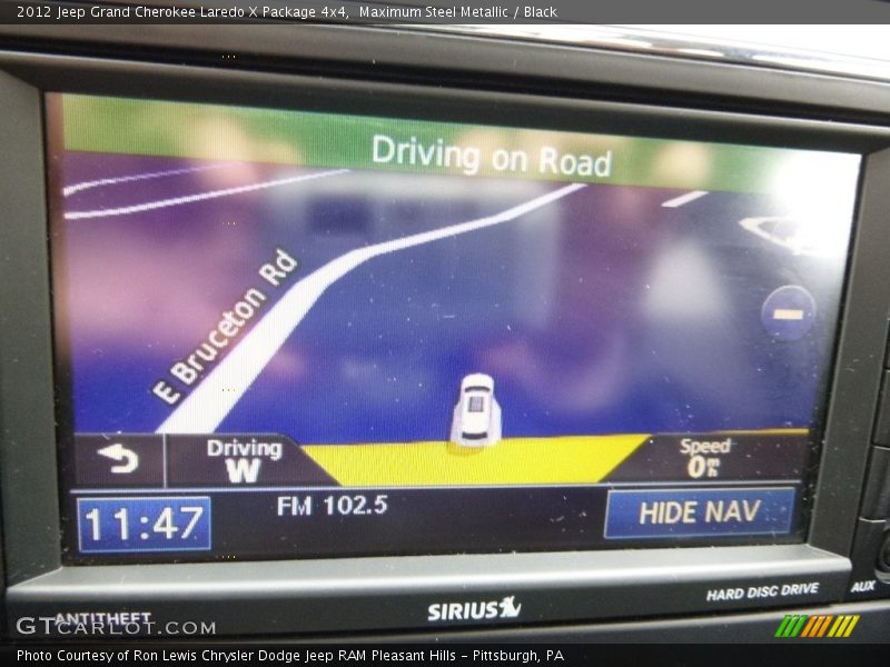 Maximum Steel Metallic / Black 2012 Jeep Grand Cherokee Laredo X Package 4x4