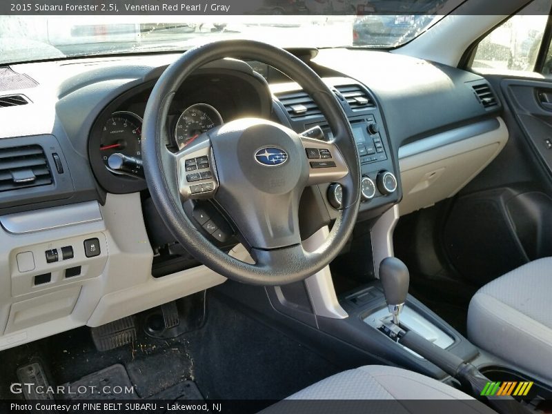 Venetian Red Pearl / Gray 2015 Subaru Forester 2.5i