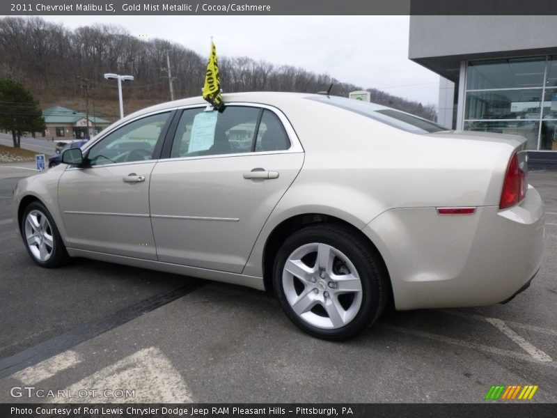 Gold Mist Metallic / Cocoa/Cashmere 2011 Chevrolet Malibu LS
