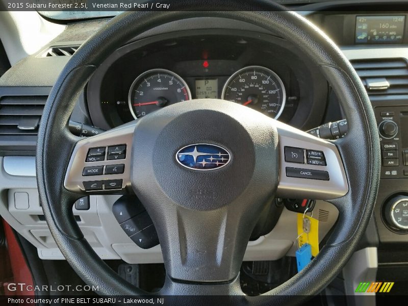 Venetian Red Pearl / Gray 2015 Subaru Forester 2.5i
