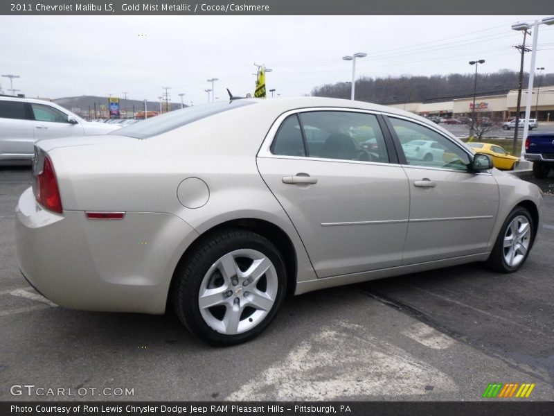 Gold Mist Metallic / Cocoa/Cashmere 2011 Chevrolet Malibu LS