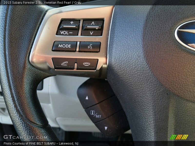Venetian Red Pearl / Gray 2015 Subaru Forester 2.5i