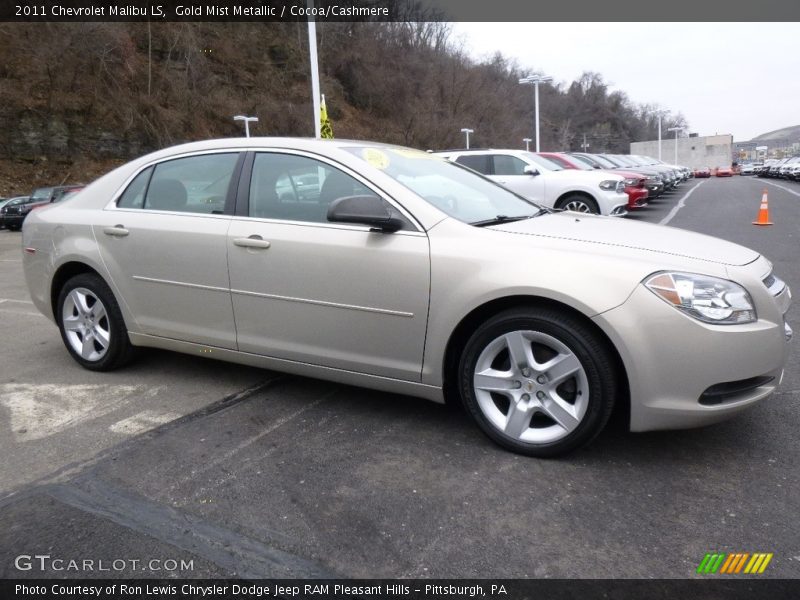 Gold Mist Metallic / Cocoa/Cashmere 2011 Chevrolet Malibu LS