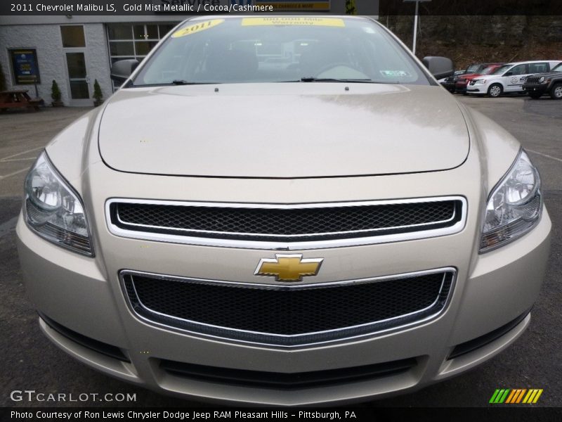 Gold Mist Metallic / Cocoa/Cashmere 2011 Chevrolet Malibu LS