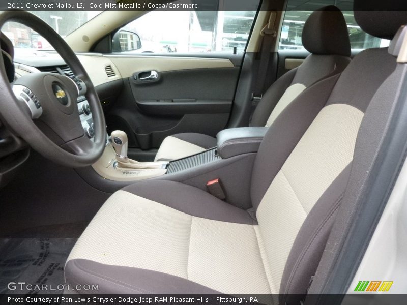 Gold Mist Metallic / Cocoa/Cashmere 2011 Chevrolet Malibu LS