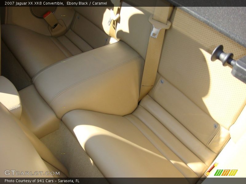 Ebony Black / Caramel 2007 Jaguar XK XK8 Convertible