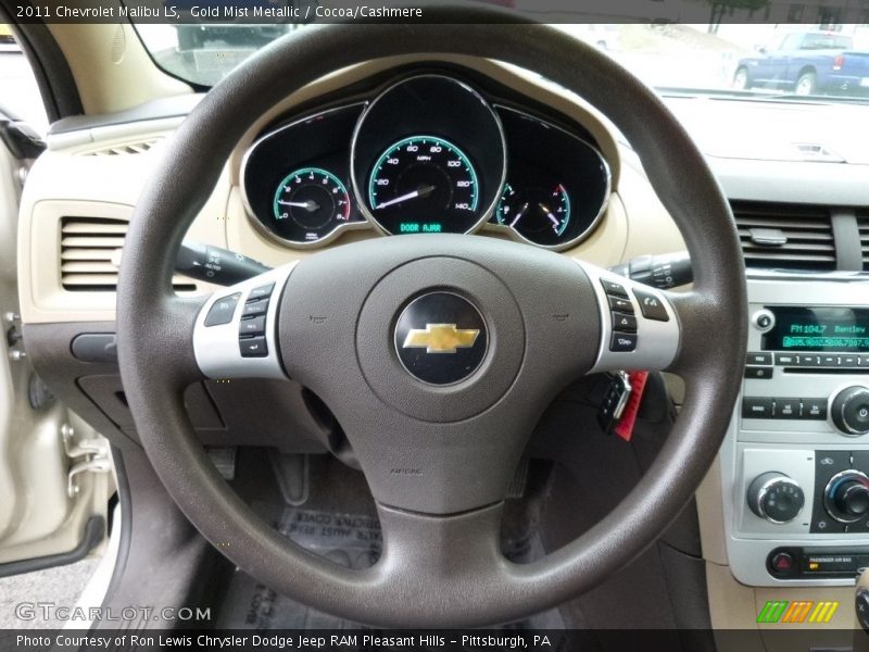 Gold Mist Metallic / Cocoa/Cashmere 2011 Chevrolet Malibu LS