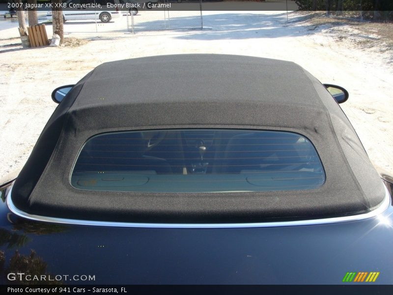 Ebony Black / Caramel 2007 Jaguar XK XK8 Convertible