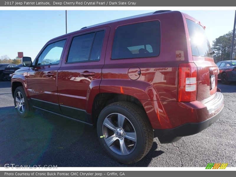 Deep Cherry Red Crystal Pearl / Dark Slate Gray 2017 Jeep Patriot Latitude