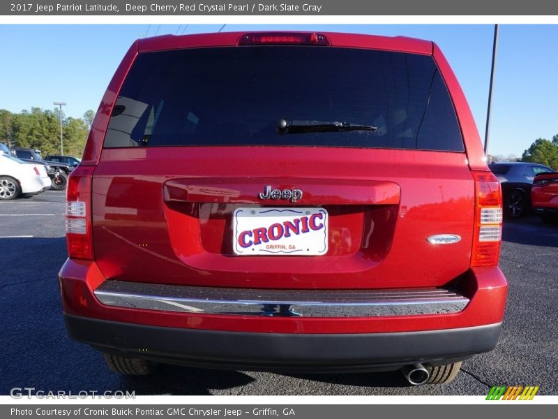 Deep Cherry Red Crystal Pearl / Dark Slate Gray 2017 Jeep Patriot Latitude