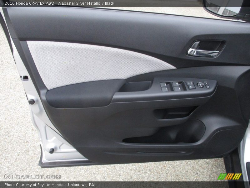 Alabaster Silver Metallic / Black 2016 Honda CR-V EX AWD