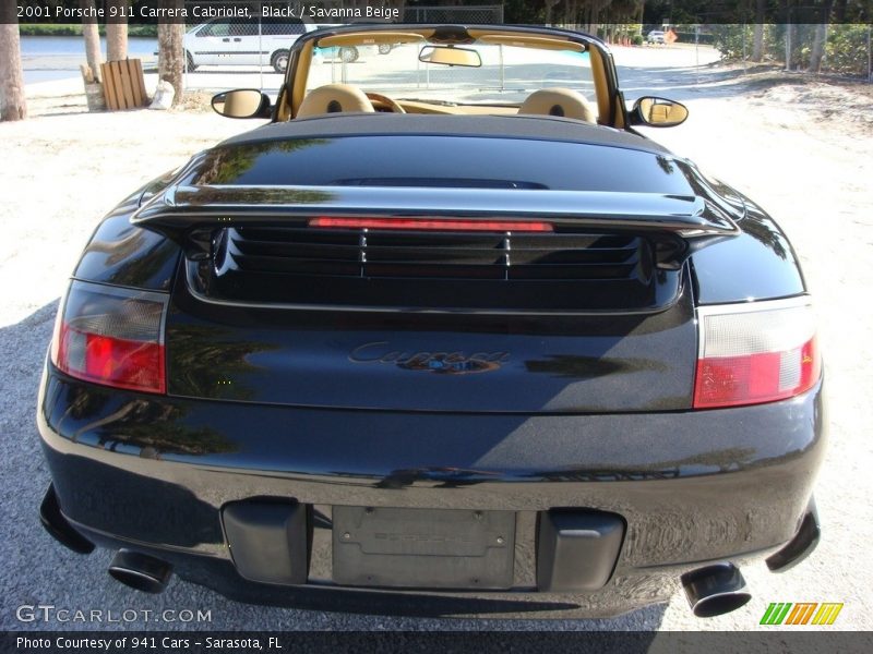 Black / Savanna Beige 2001 Porsche 911 Carrera Cabriolet