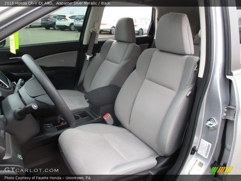 Alabaster Silver Metallic / Black 2016 Honda CR-V EX AWD
