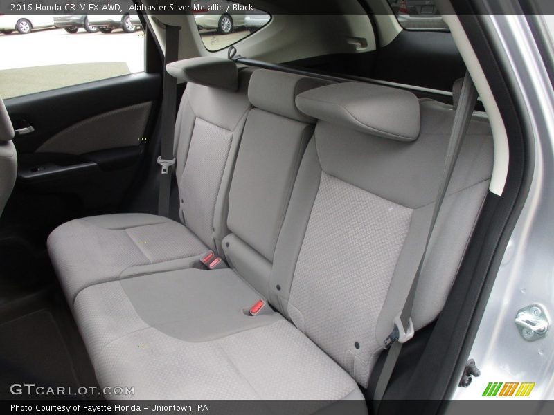 Alabaster Silver Metallic / Black 2016 Honda CR-V EX AWD