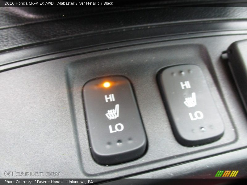 Alabaster Silver Metallic / Black 2016 Honda CR-V EX AWD
