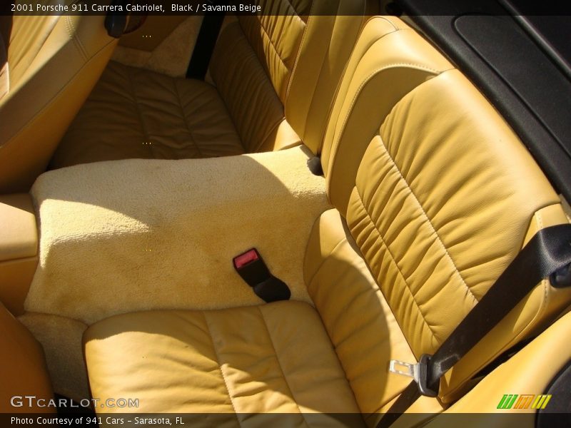Black / Savanna Beige 2001 Porsche 911 Carrera Cabriolet