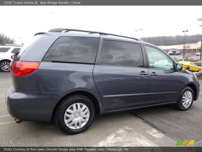 Blue Mirage Metallic / Stone 2008 Toyota Sienna LE
