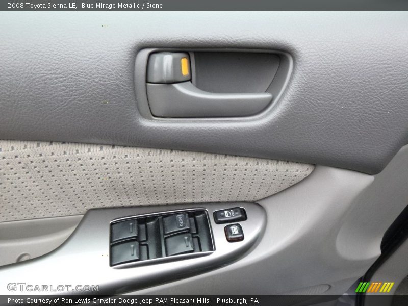Blue Mirage Metallic / Stone 2008 Toyota Sienna LE