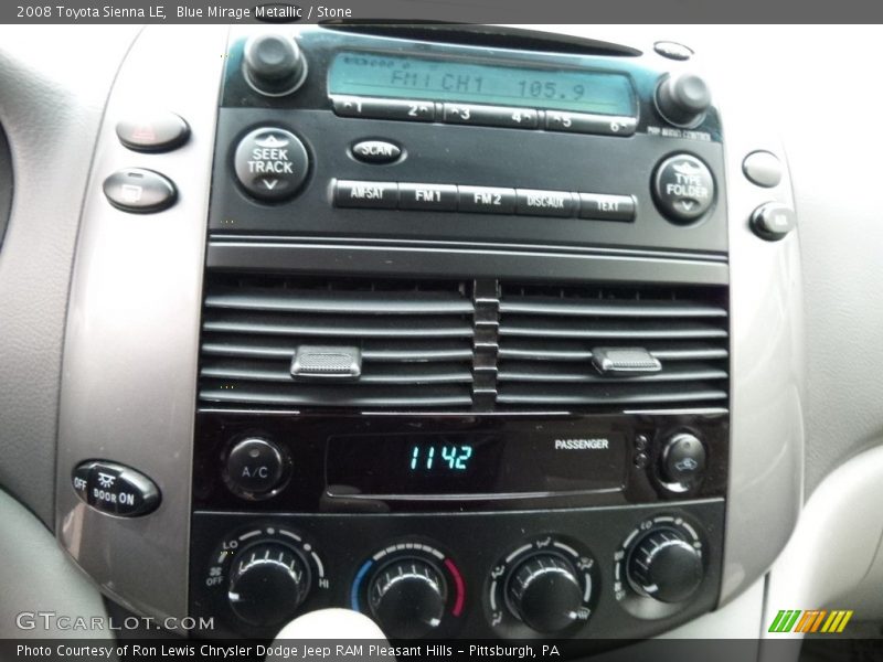 Blue Mirage Metallic / Stone 2008 Toyota Sienna LE
