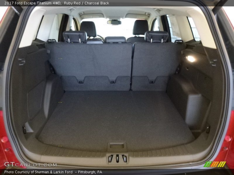 Ruby Red / Charcoal Black 2017 Ford Escape Titanium 4WD