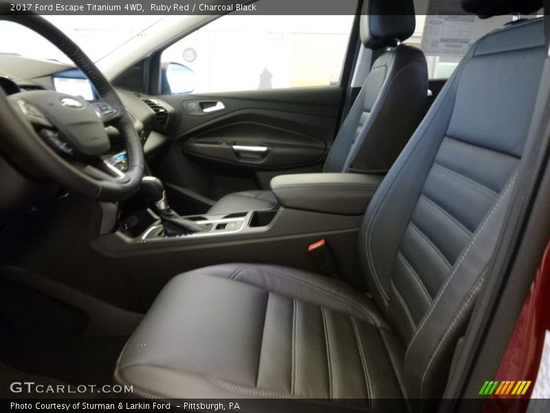 Ruby Red / Charcoal Black 2017 Ford Escape Titanium 4WD