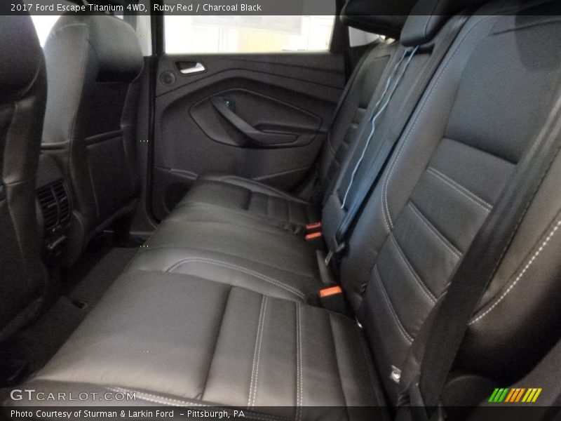 Ruby Red / Charcoal Black 2017 Ford Escape Titanium 4WD