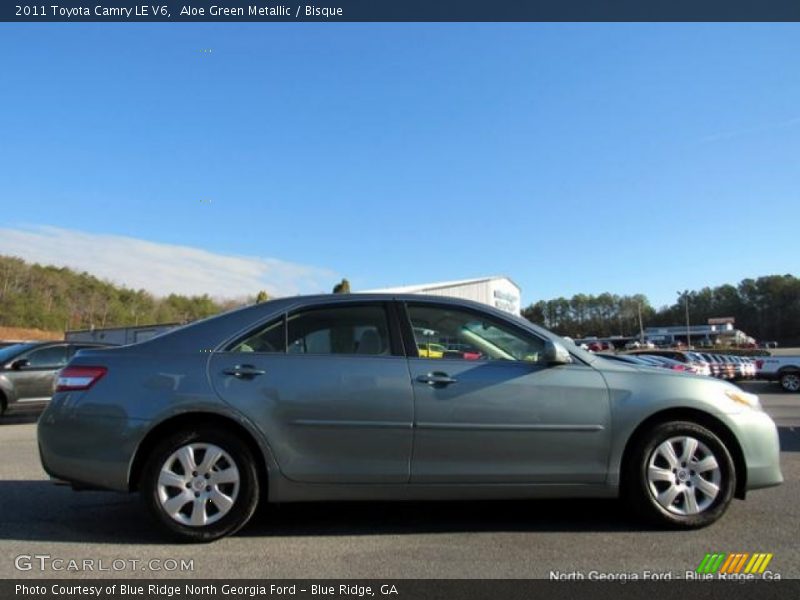 Aloe Green Metallic / Bisque 2011 Toyota Camry LE V6