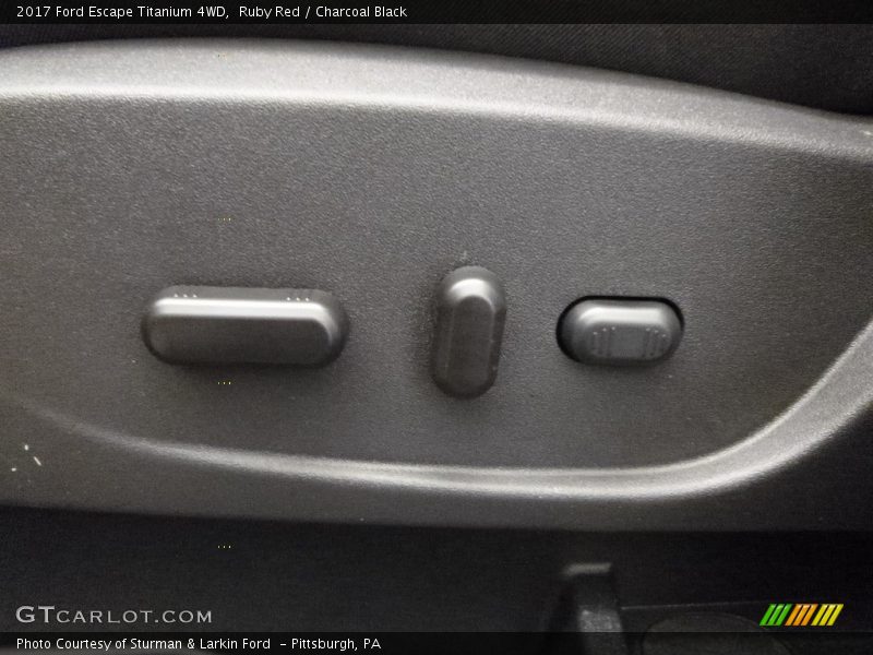 Ruby Red / Charcoal Black 2017 Ford Escape Titanium 4WD