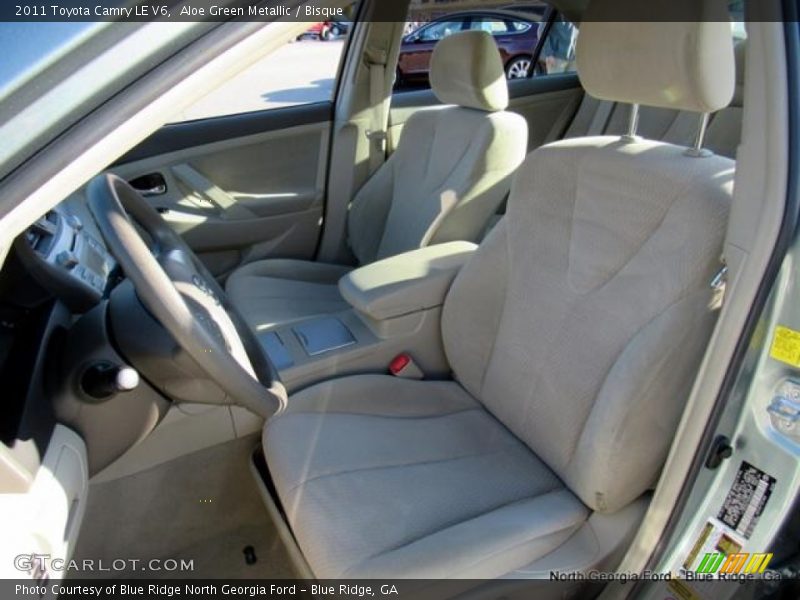 Aloe Green Metallic / Bisque 2011 Toyota Camry LE V6