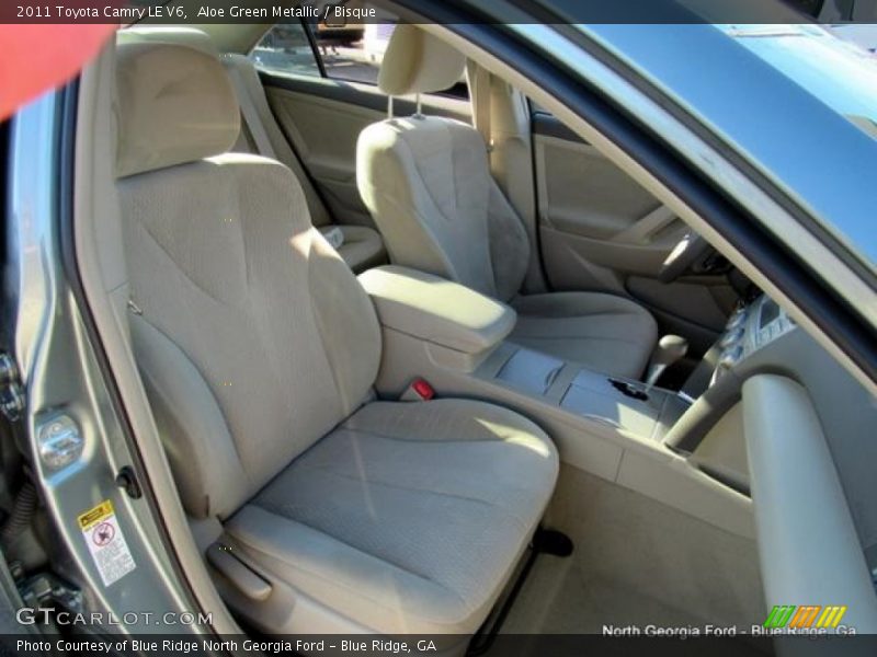 Aloe Green Metallic / Bisque 2011 Toyota Camry LE V6