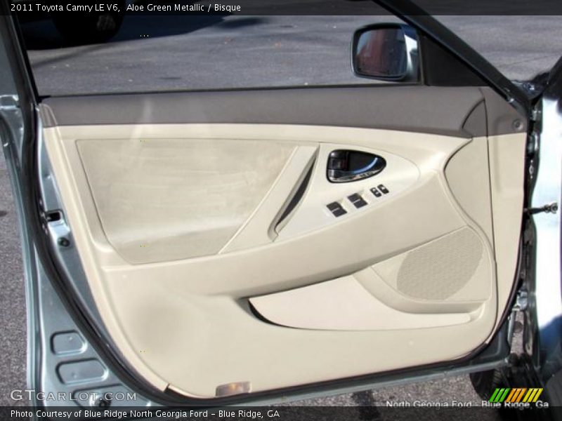 Aloe Green Metallic / Bisque 2011 Toyota Camry LE V6
