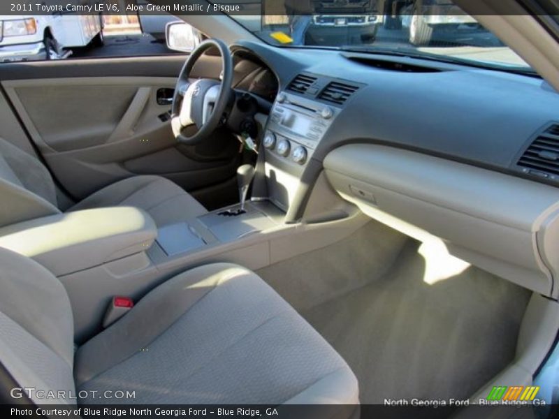Aloe Green Metallic / Bisque 2011 Toyota Camry LE V6