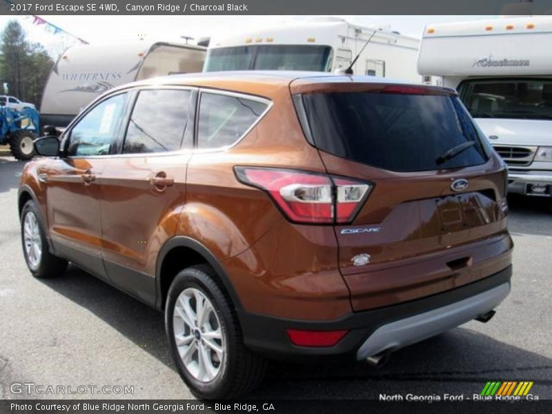 Canyon Ridge / Charcoal Black 2017 Ford Escape SE 4WD