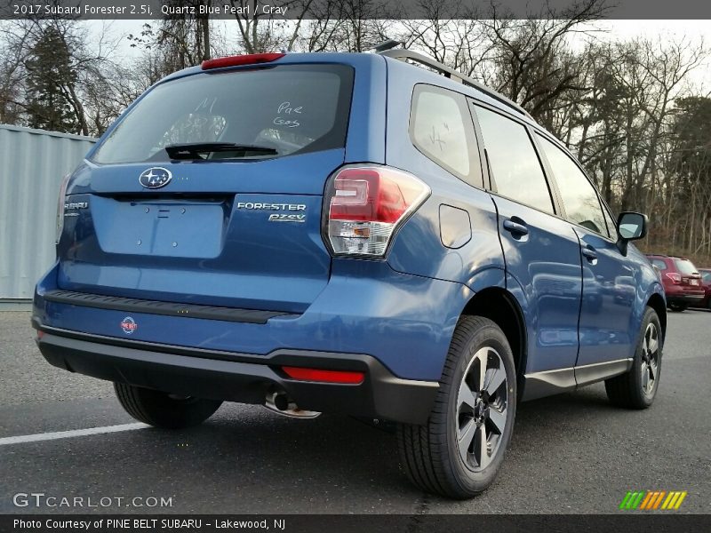 Quartz Blue Pearl / Gray 2017 Subaru Forester 2.5i