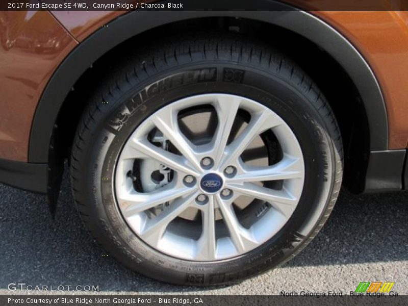 Canyon Ridge / Charcoal Black 2017 Ford Escape SE 4WD