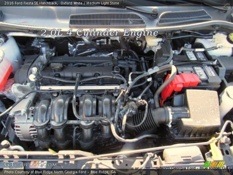 Oxford White / Medium Light Stone 2016 Ford Fiesta SE Hatchback