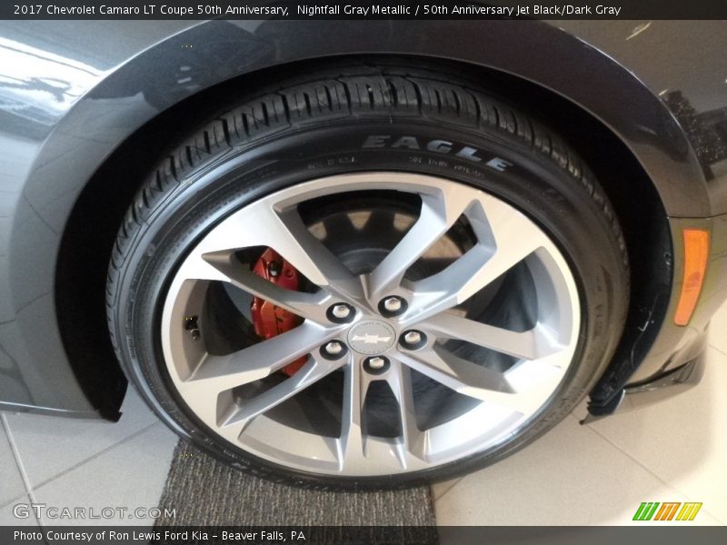 Nightfall Gray Metallic / 50th Anniversary Jet Black/Dark Gray 2017 Chevrolet Camaro LT Coupe 50th Anniversary