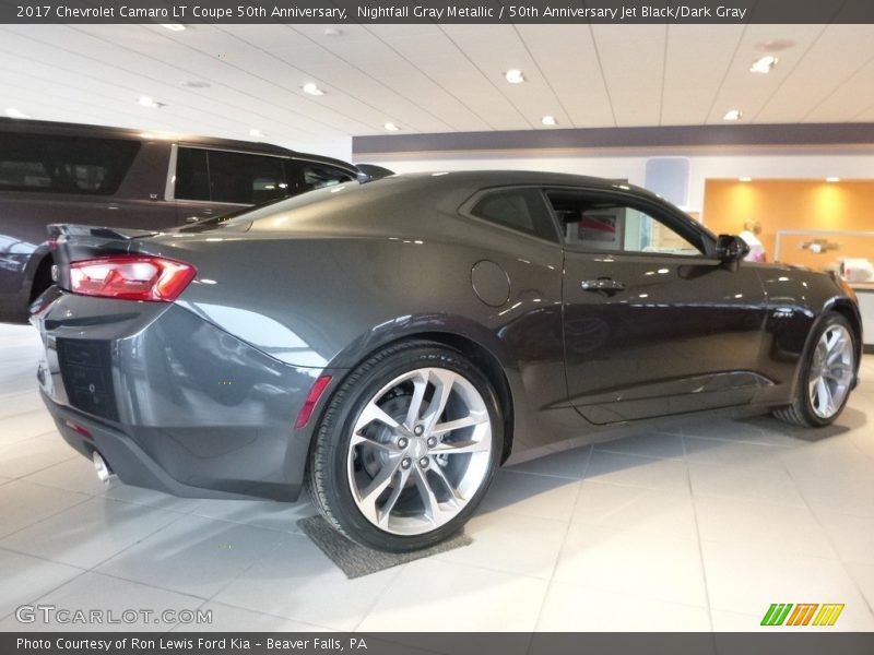 Nightfall Gray Metallic / 50th Anniversary Jet Black/Dark Gray 2017 Chevrolet Camaro LT Coupe 50th Anniversary