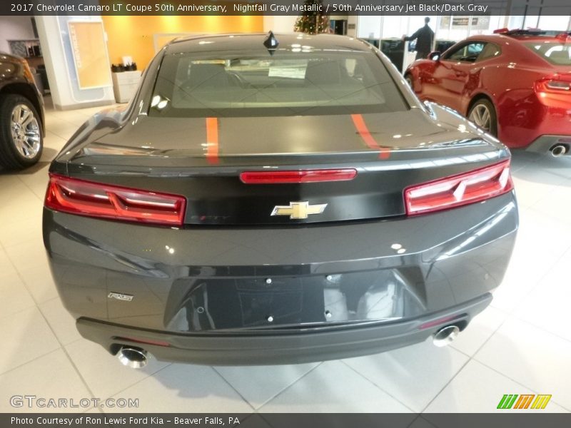 Nightfall Gray Metallic / 50th Anniversary Jet Black/Dark Gray 2017 Chevrolet Camaro LT Coupe 50th Anniversary