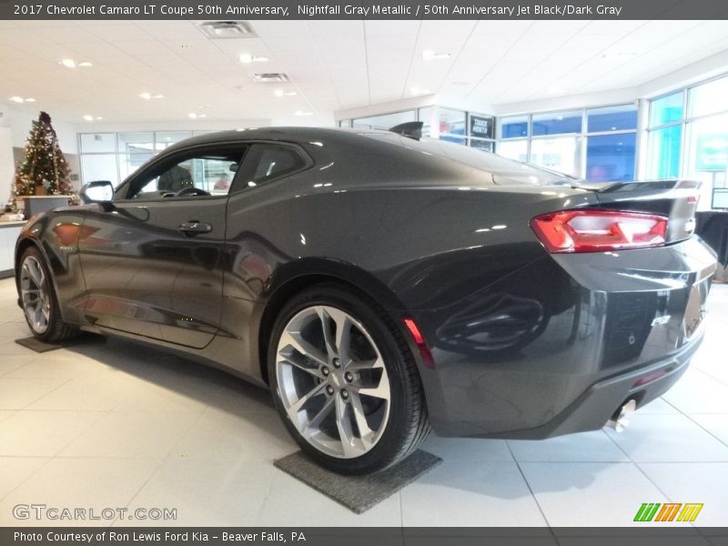 Nightfall Gray Metallic / 50th Anniversary Jet Black/Dark Gray 2017 Chevrolet Camaro LT Coupe 50th Anniversary