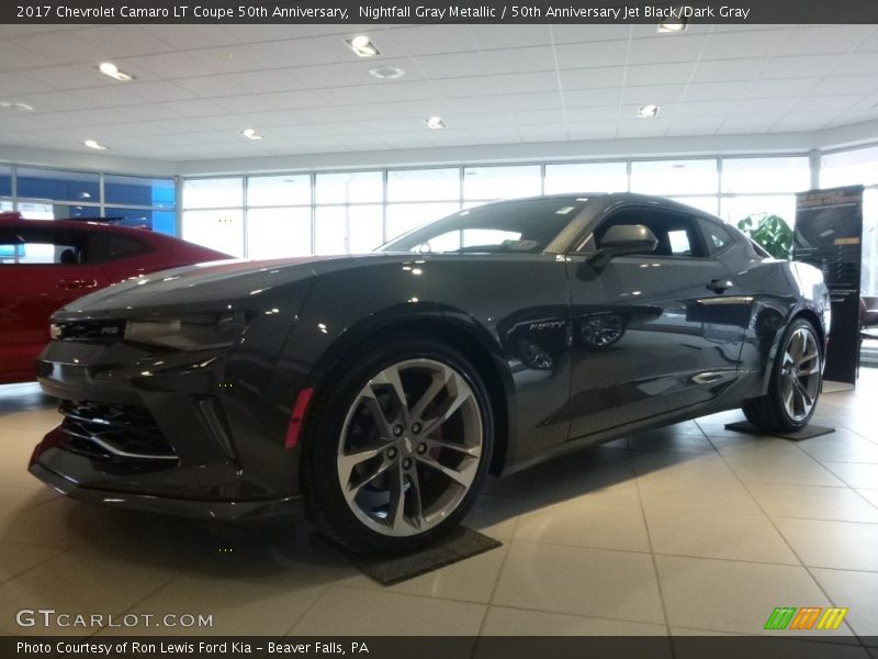Nightfall Gray Metallic / 50th Anniversary Jet Black/Dark Gray 2017 Chevrolet Camaro LT Coupe 50th Anniversary