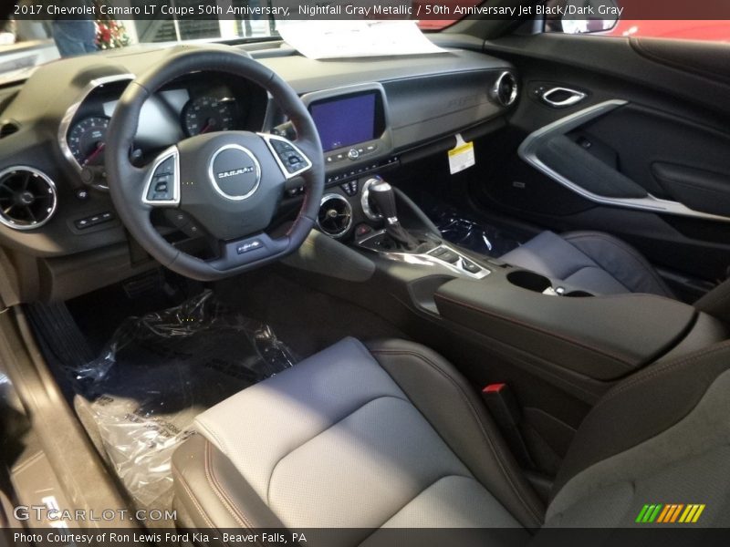 Nightfall Gray Metallic / 50th Anniversary Jet Black/Dark Gray 2017 Chevrolet Camaro LT Coupe 50th Anniversary