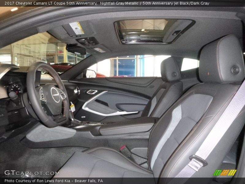 Nightfall Gray Metallic / 50th Anniversary Jet Black/Dark Gray 2017 Chevrolet Camaro LT Coupe 50th Anniversary