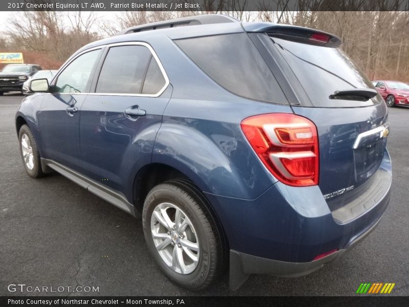 Patriot Blue Metallic / Jet Black 2017 Chevrolet Equinox LT AWD